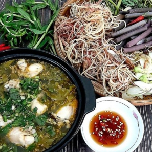 Ếch Nấu Lá Giang