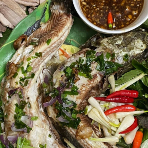 Cá Lóc Hấp Muối