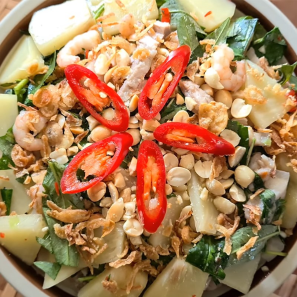 Gỏi Sake Tôm Thịt